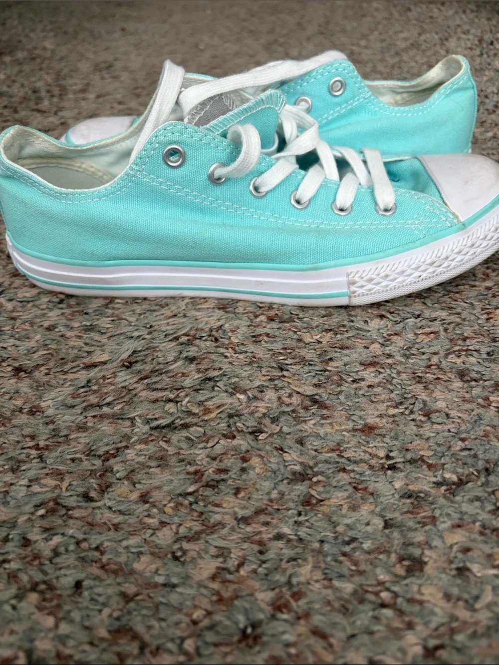 Converse Low Top Sneakers in Teal